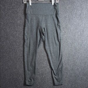 Offline by aerie Heathered Dark Gray High-Waist Leggings